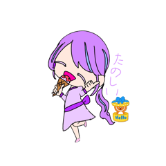 [LINEスタンプ] マルチアイドル：フルーツパフェSPスタンプの画像（メイン）