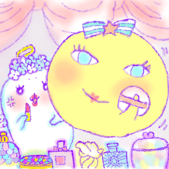 [LINEスタンプ] あざらし天使さんと月さん2