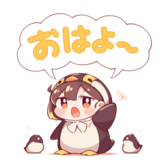 [LINEスタンプ] ペンギンの仲間との冒険