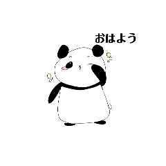 [LINEスタンプ] パンダちゃん日常