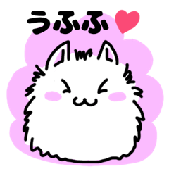 [LINEスタンプ] 手書きしろねこ【文字有り】