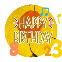 [LINEスタンプ] だんご 誕生日おめでとう