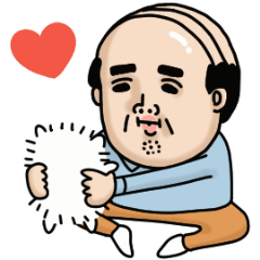 [LINEスタンプ] 父のつぶやきミニ動く！【文字少なめ】の画像（メイン）