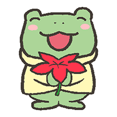 [LINEスタンプ] かわいいカエル Gulley