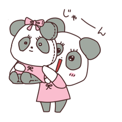 [LINEスタンプ] 三角ぱんだ