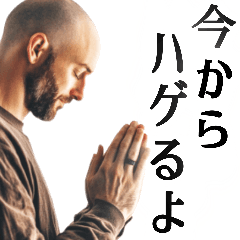 [LINEスタンプ] ポジティブはげ。3【意識高い系ハゲ】の画像（メイン）