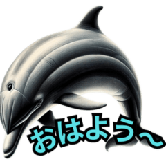 [LINEスタンプ] イルカの気まぐれなひと言