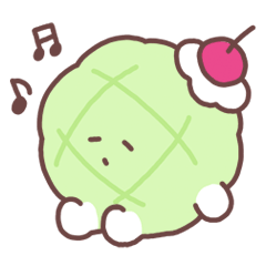 [LINEスタンプ] かわいいメロンクリームパン