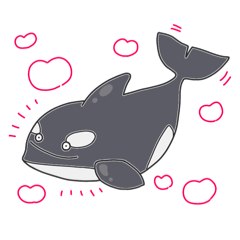 [LINEスタンプ] ゆる〜い海の生物B