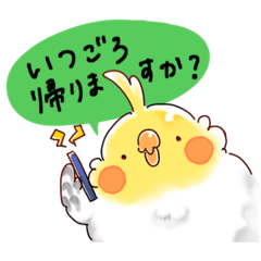 [LINEスタンプ] 日常で使えるオカメインコスタンプ3