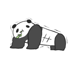 [LINEスタンプ] さささぱんだ