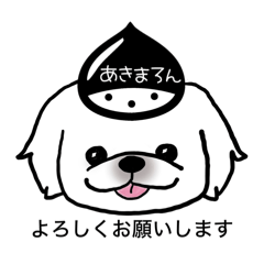 [LINEスタンプ] あきまろんワンコマルシェスタンプ