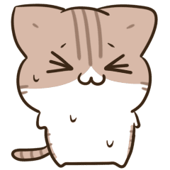 [LINEスタンプ] 動く！毎日五月病なねこたち20の画像（メイン）