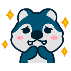 [LINEスタンプ] ウルフくん(ドローンショップD-WOLF)Ver.6