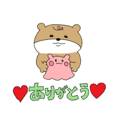 [LINEスタンプ] めんだこっちゃん＆かわうそのりん