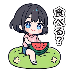 [LINEスタンプ] 少女の日常★夏