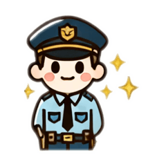 [LINEスタンプ] 警備員の日常①