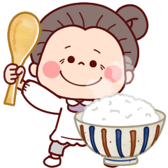 [LINEスタンプ] 文字くっきり見やすい★可愛いばぁばの日常の画像（メイン）