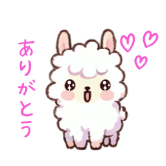 [LINEスタンプ] 日常で使えるアルパカちゃんスタンプ