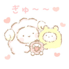 [LINEスタンプ] ひつじのもこもこちゃん