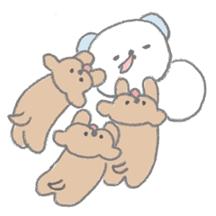 [LINEスタンプ] やさしいどうぶつスタンプ〜2