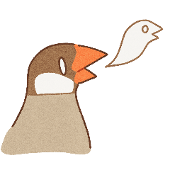 [LINEスタンプ] お文鳥ズ