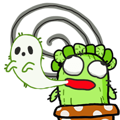 [LINEスタンプ] (日本語)お笑いサボテン実用日常用語-2-98
