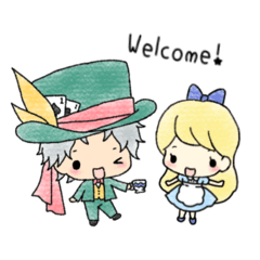 [LINEスタンプ] ワンダーランドのなかまたち