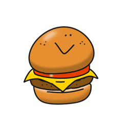 [LINEスタンプ] Make your Own Burger