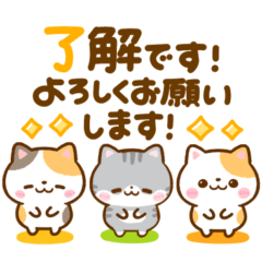 [LINEスタンプ] 気持ち伝える長文♡ねこねこにゃんこの画像（メイン）