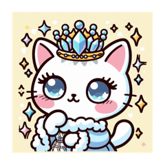 [LINEスタンプ] しろねこのファンタジー旅