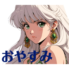 [LINEスタンプ] 可愛いイラスト女性 便利な挨拶・声掛け系