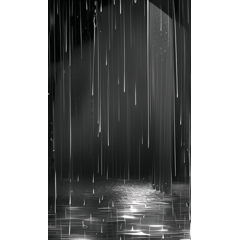 [LINEスタンプ] 大雨のエフェクトの画像（メイン）