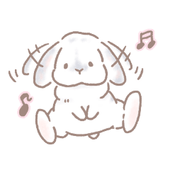 [LINEスタンプ] うさ詰めすたんぷ