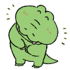 [LINEスタンプ] ワニの子わにぃ