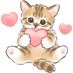 [LINEスタンプ] ふんわり可愛い☆猫たちのスタンプ