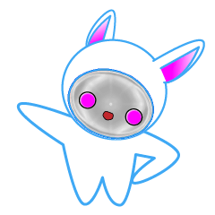 [LINEスタンプ] 宇宙うさ