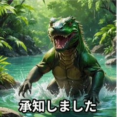 [LINEスタンプ] コモドドラゴンビジネス用