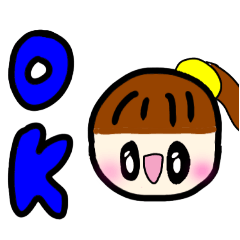 [LINEスタンプ] くるりんちゃんスタンプ