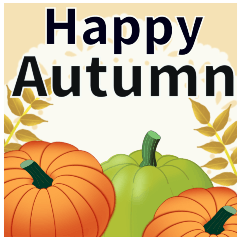 [LINEスタンプ] 【秋】お気遣い【Happy Autumn 】