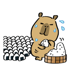 [LINEスタンプ] カピすけ 日常会話8