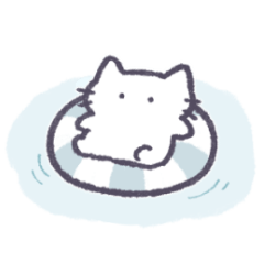 [LINEスタンプ] あまもりわーるど 夏編 【ねこ】