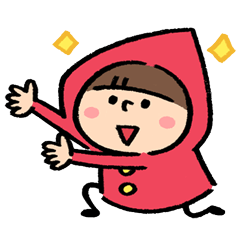 [LINEスタンプ] Witch hood をそえて