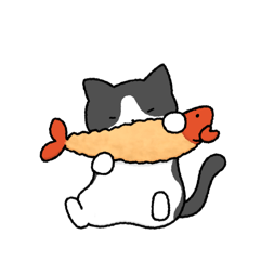 [LINEスタンプ] ねこのおむすび
