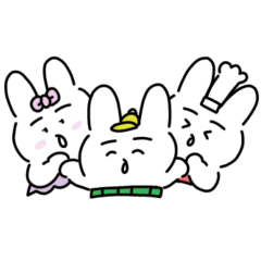 [LINEスタンプ] ハイウエストなうさちゃんず