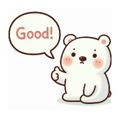 [LINEスタンプ] シロクマくんスタンプシリーズ