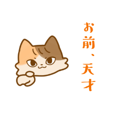 [LINEスタンプ] 圧倒的知的な猫派2