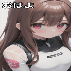 [LINEスタンプ] レジャースポーツ女の子6