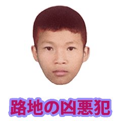 [LINEスタンプ] 路地の凶悪犯