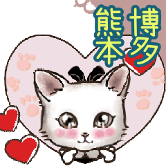 [LINEスタンプ] 愛猫deご挨拶♡博多弁、熊本弁【毎日】